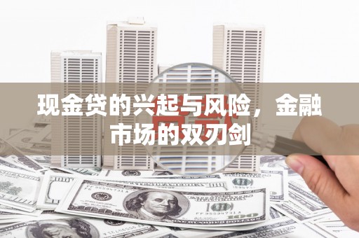 安居现金贷的兴起与风险，金融市场的双刃剑