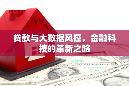 安居贷款与大数据风控，金融科技的革新之路