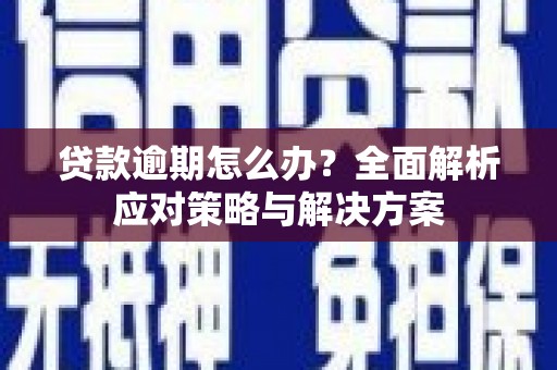 安居贷款逾期怎么办？全面解析应对策略与解决方案