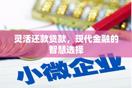 安居灵活还款贷款，现代金融的智慧选择