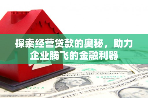 安居探索经营贷款的奥秘，助力企业腾飞的金融利器