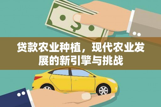 安居贷款农业种植，现代农业发展的新引擎与挑战