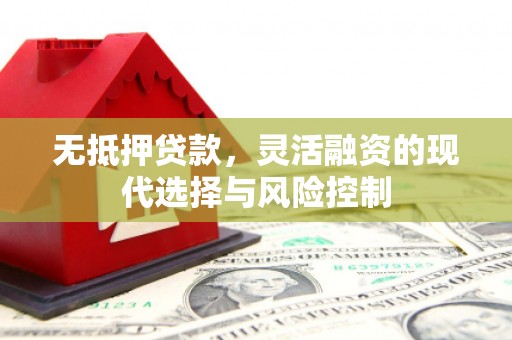 安居无抵押贷款，灵活融资的现代选择与风险控制