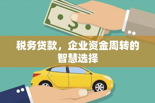 安居税务贷款，企业资金周转的智慧选择