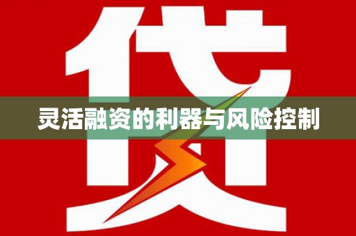 安居灵活融资的利器与风险控制