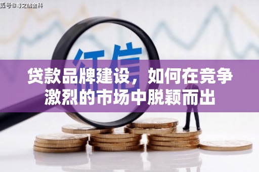 安居贷款品牌建设，如何在竞争激烈的市场中脱颖而出