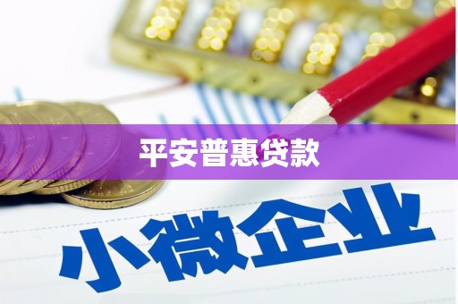 安居平安普惠贷款
