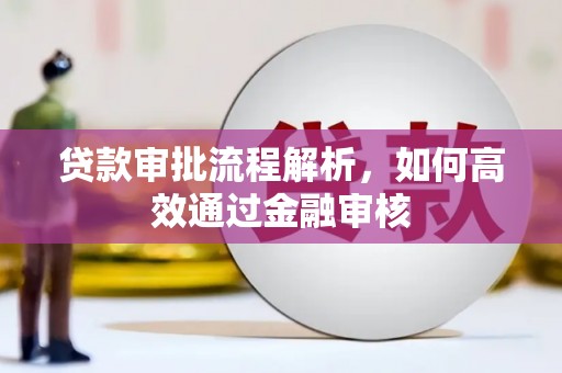 安居贷款审批流程解析，如何高效通过金融审核