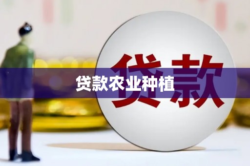 安居贷款农业种植