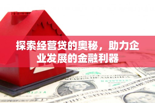 安居探索经营贷的奥秘，助力企业发展的金融利器