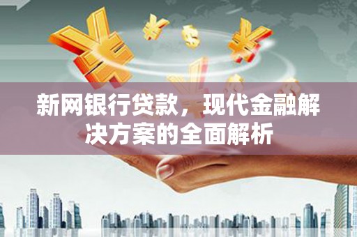 安居新网银行贷款，现代金融解决方案的全面解析
