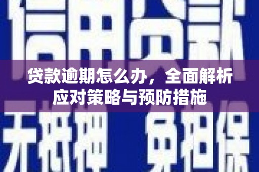 安居贷款逾期怎么办，全面解析应对策略与预防措施