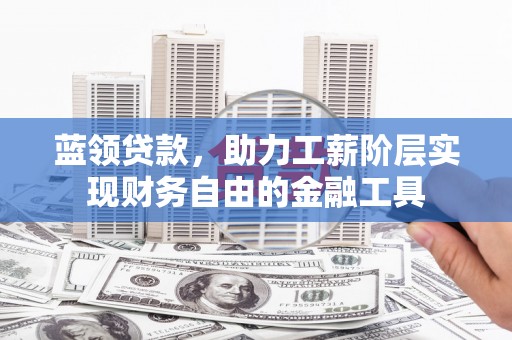 安居蓝领贷款，助力工薪阶层实现财务自由的金融工具