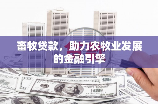 安居畜牧贷款，助力农牧业发展的金融引擎