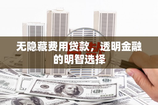 安居无隐藏费用贷款，透明金融的明智选择