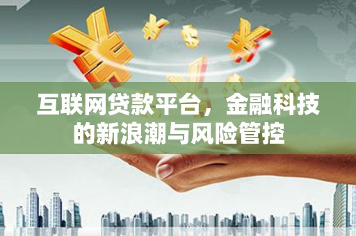 安居互联网贷款平台，金融科技的新浪潮与风险管控